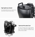 MOKA SFX 2000w Dry Ice Low Lying Fog Machine Effect with Tube for Indoor Outdoor StaWedding Party Club