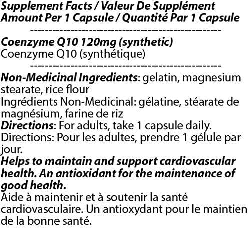 Coenzyme Q10 120mg Capsules 60 Count Bottle [12 Bottles] by Total Natural, Safe and Natural Antioxidant/Cell Growth and Maintenance Health Supplement for Men and Women, GMP Premium Ingredients