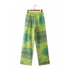 vintage patchwork totem pants