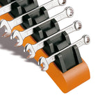 Beta 42/SP15 Offset Combination Wrench Set, 15 Pieces ranging from 6mm to 24mm, with Bright Chrome Plated