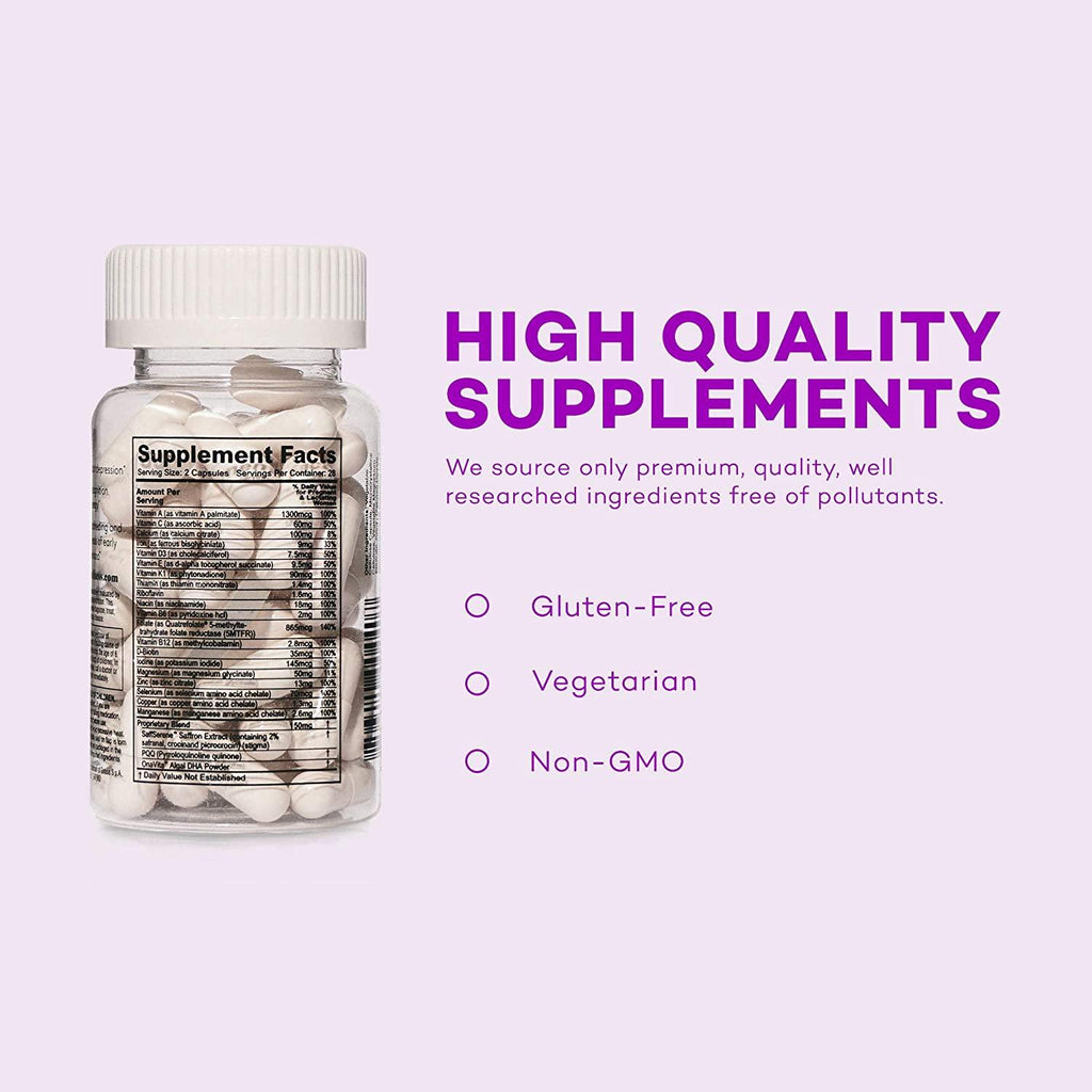 PREMAMA Postnatal Vitamin Capsules Vegan Multivitamin for Women Postpartum Care with Vitamin B12 & Folate | Provides Lactation Support and Breastfeeding Gluten-Free and Non-GMO 28 Servings (Pack of 6)