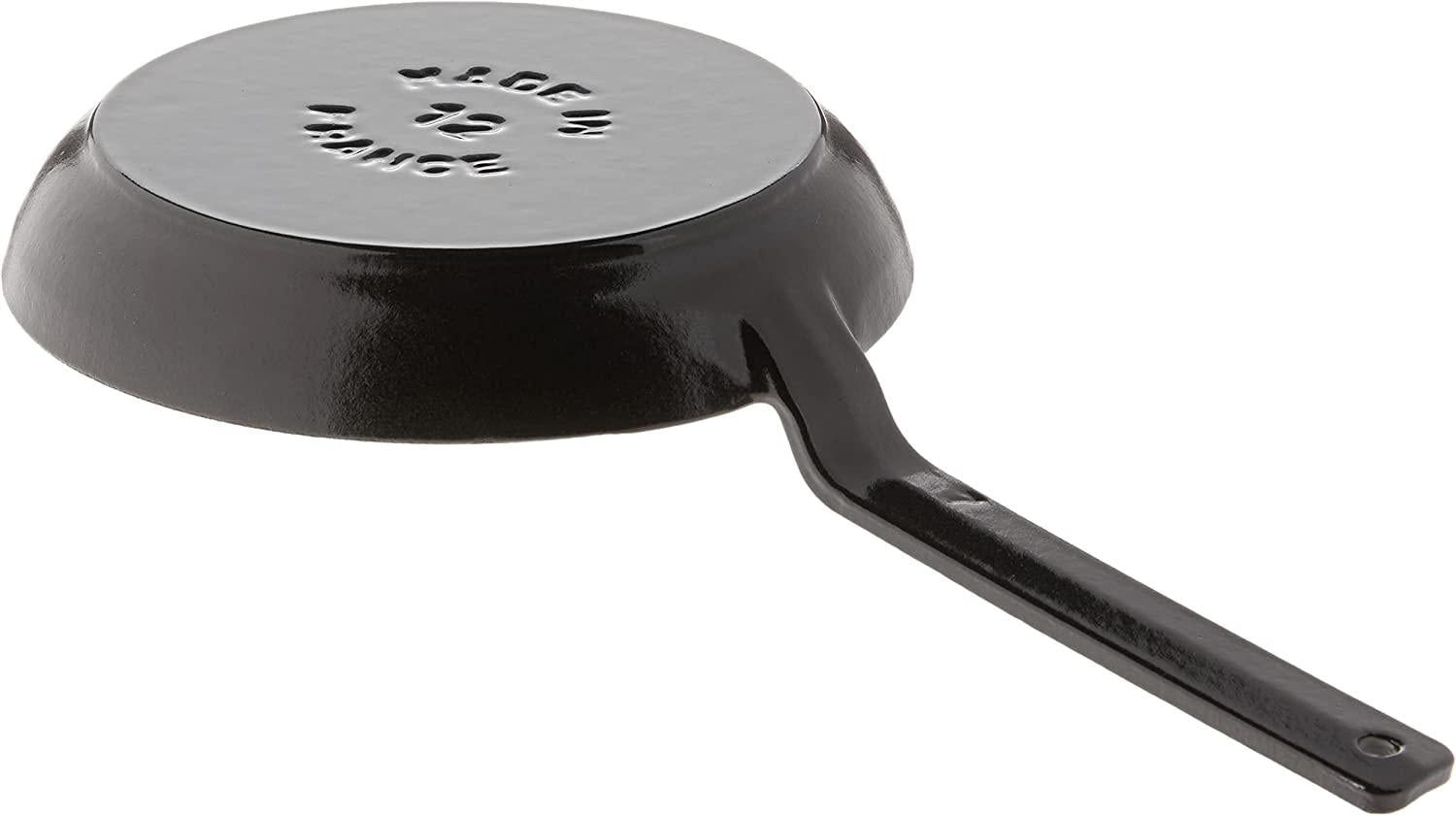 Staub Cast Iron 4.75-inch Mini Frying Pan - Matte Black, Made in France