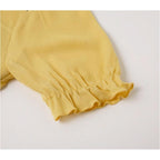 creamy elastic dress