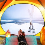 DLBGM Electric Heated Sleeping Bag Warm Waterproof Adjustable Portable Lazy Bag Multifunction Outdoor Traveling Camping Lightweight