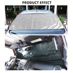 Winter Car Snow Cover Foldable Car Windshield Cover Sunshade Snow Cover