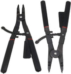 CT-CT Plier 16 Inch 2Pcs LarCirclip Snap Ring Pliers Set Retaining Ring Ratcheting with Xtra Tips Pincers Tool Hand Tools