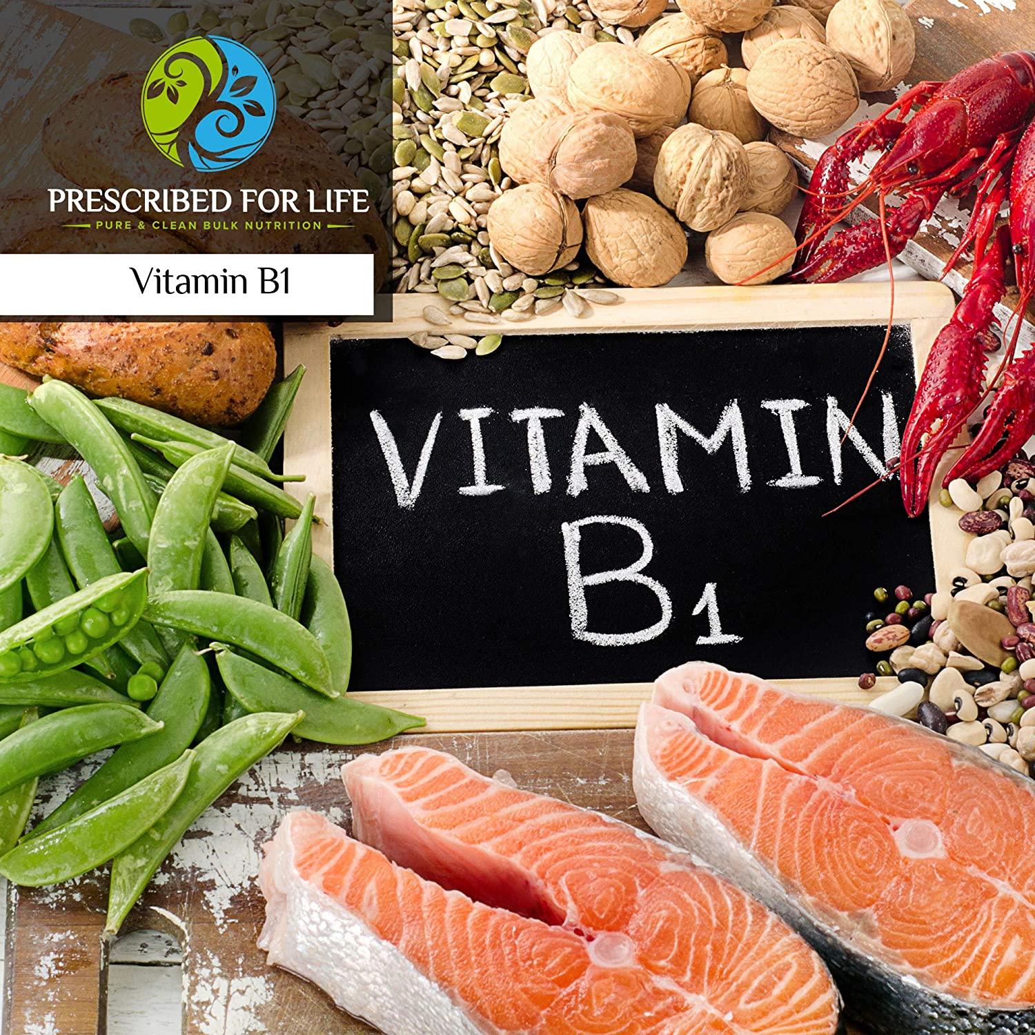 Prescribed for Life Thiamin HCL USP Grade Vitamin B-1 Powder, 2 kg