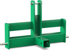 YITAMOTOR Tractor Drawbar with Suitcase Weight Brackets 3 Point 2" Receiver Hitch Drawbar for CAT 1 3-Pt Tractor