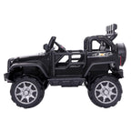 Topcobe Kids Electric Cars to Ride in, 12V Kids Ride-On Jeep Car for Child Boys Girls, Gift Children Truck Car with Remote Control, 3 Speeds, Spring Suspension, LED Lights