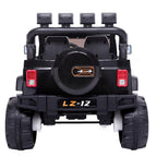 Topcobe Kids Electric Cars to Ride in, 12V Kids Ride-On Jeep Car for Child Boys Girls, Gift Children Truck Car with Remote Control, 3 Speeds, Spring Suspension, LED Lights
