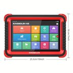 KINGBOLEN K8 Auto Full System Diagnostic Tools 28 Reset Function ECU Coding Bi-directionnal 2 Years Update OBD2 Scanner