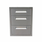 Triple drawer