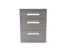 Triple drawer