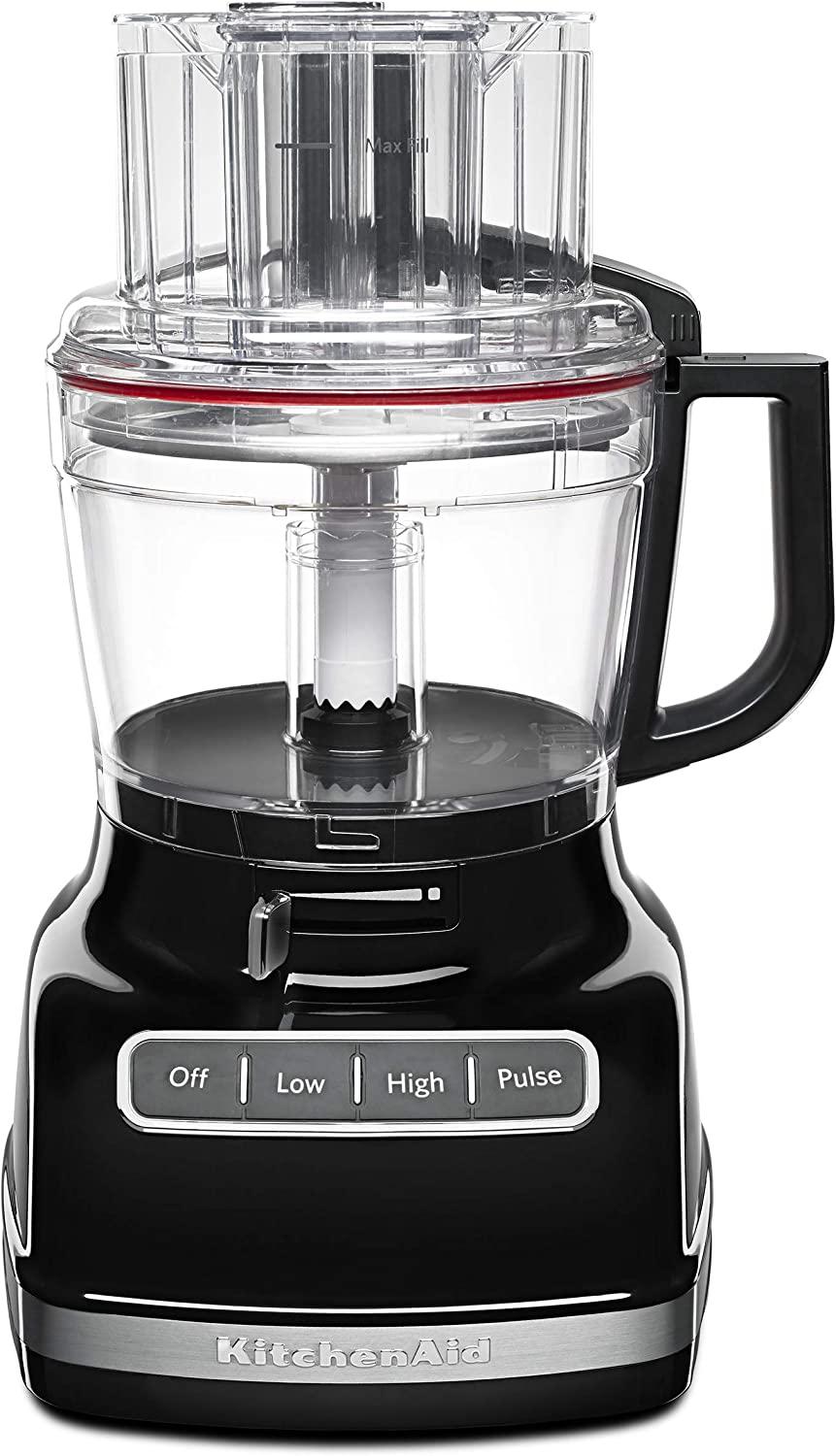KitchenAid KFP1133OB 11-Cup Food Processor with Exact Slice System - Onyx Black