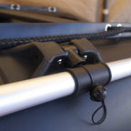 ALEKO Inflatable Boat - 12.5 Feet - Aluminum Floor - Gray