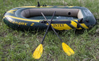 Seahawk 2 Inflatable Raft Set and 2 Transom Mount 8 Speed Trolling Motors