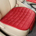 1pc Car Seat Cushion, Non-Slip Rubber Bottom With StoraPouch, Premium Comfort Memory Foam, Driver Seat Back Seat Cushion, Car Seat Pad Universal