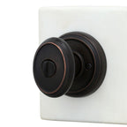 PrestiCarnaby Venetian Bronze Bed/Bath Door Knob (4-Pack)