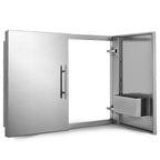 Single/Double/Triple Drawer Outdoor Kitchen BBQ DOOR Island  Steel