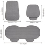 Car Seat Cover Front Set Choose Flax Car Seat Protector Cushion Linen Fabric Car Accessories Universal Size Car Seat Cushion