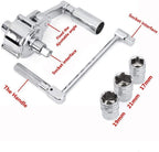 LIANGANAN Multiplier Spanner Torque Wrench Lug Nut Remover 1/2 Drive Socket Nut Puller Repair Tools Universal Hand Tools Spanner