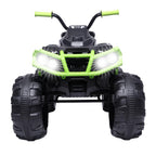 Ktaxon Kids ATV Ride-On Car Vehicle Toy with 12V Battery Powered Electric Red 4-Wheeler w/ 3.7mph Max, LED Headlights, AUX Jack