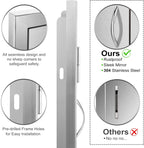 Seeutek Outdoor Kitchen Doors BBQ Access Door 31W X 24H Inch -  Steel D