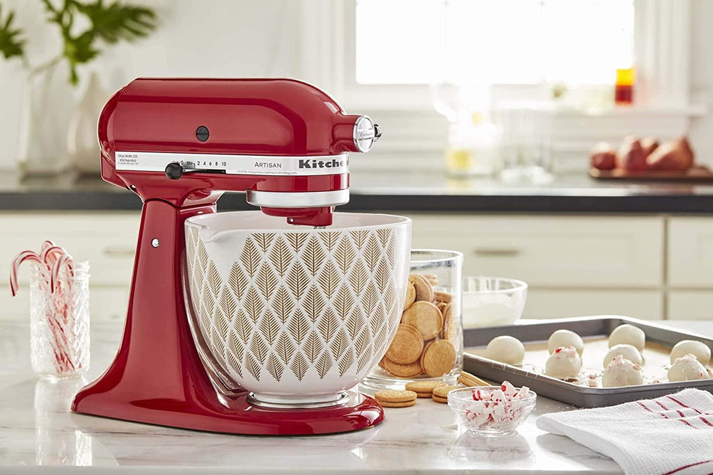 KitchenAid KSM2CB5PGC 5 Quart Stand Mixer Bowl, Gold Conifer Ceramic