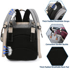 Diaper Bag Backpack, Trendy Bag, Diaper Backpack Bag With A Changing Station, Multifunction Waterproof LarTravel Back Pack, Christmas, Halloween, Thanksgiving Day Gift