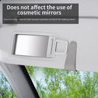 CHOSMOYI Magnetic Leather Sunglass Holder for Car, Sunglasses Clip for Car Visor, Auto Interior Accessories Universal for Different Size Eyeglasses (Grey)
