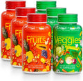 Balance Of Nature Fruit and Vegetable Supplements - 90 Fruits and 90 Veggies Capsules (3-Sets) - Green and Red Superfood, Better Than Multivitamins, No Fillers/Extracts, 100% Natural Whole Food