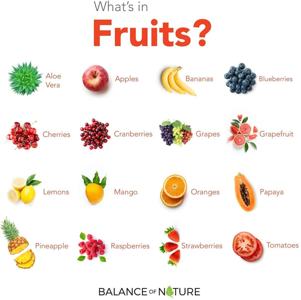 Balance Of Nature Fruit and Vegetable Supplements - 90 Fruits and 90 Veggies Capsules (3-Sets) - Green and Red Superfood, Better Than Multivitamins, No Fillers/Extracts, 100% Natural Whole Food