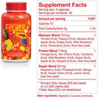 Balance Of Nature Fruit and Vegetable Supplements - 90 Fruits and 90 Veggies Capsules (3-Sets) - Green and Red Superfood, Better Than Multivitamins, No Fillers/Extracts, 100% Natural Whole Food