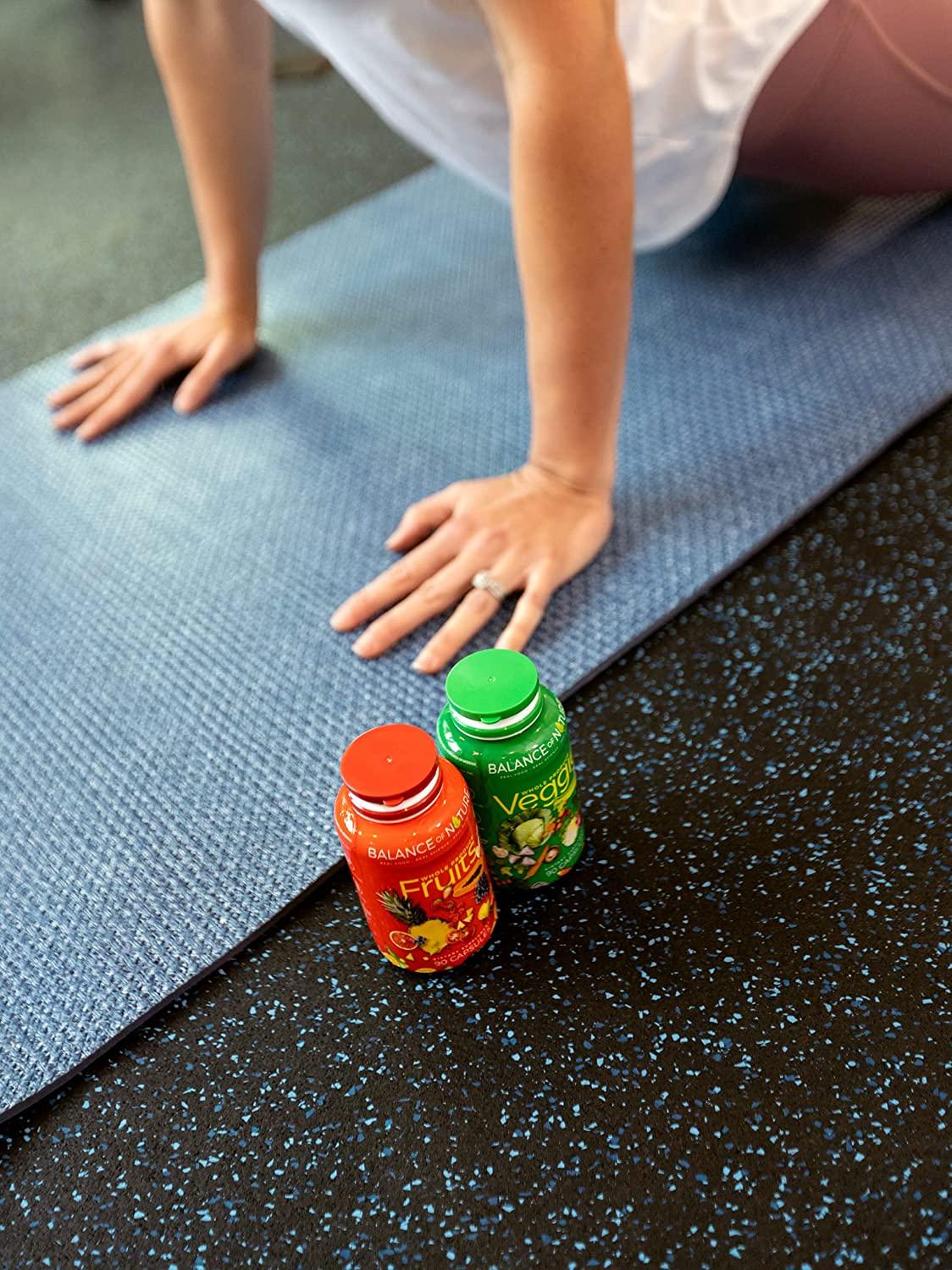 Balance Of Nature Fruit and Vegetable Supplements - 90 Fruits and 90 Veggies Capsules (3-Sets) - Green and Red Superfood, Better Than Multivitamins, No Fillers/Extracts, 100% Natural Whole Food