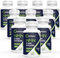 Organic NMN + Trans-Resveratrol Supplement 1100mg Ultra High Purity Nicotinamide Mononucleotide 500mg Boost NDA+ for Anti-Aging, 3-in-1 Immunity Cellular Repair & Overall Health (10 Bottles)