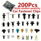 50/100/200Pcs/Set Universal Plastic Clips For Car Fender Bumper Door Car Interior Hole Lining Panel Retainer Push Clips