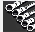 LLRYN Adjustable Pipe Wrenches Universal Wrench Set Hand Tools Wrench Spanner Sets Key Set Ratchet Wrench Spanner Sets