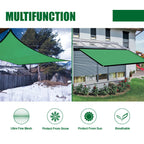 Keep Cool And Protected With This Green Sun Shade Cloth - Perfect For Balconies, Courtyards, And RV Camping