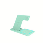 3 In 1 Fast Charging Station, Folding Wireless Charger Stand For  14,13,12,11/Pro/Max/Mini/Plus, X, XR, XS/Max, SE, 8/Plus, For IWatch 1-8, For Airpods 3/2/Pro