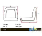 Universal Tractor seat vld