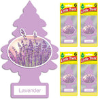 LITTLE TREES Air Fresheners Car Air Freshener. Hanging Tree Provides Long Lasting Scent for Auto or Home. Lavender, 24 Air Fresheners