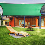 Keep Cool And Protected With This Green Sun Shade Cloth - Perfect For Balconies, Courtyards, And RV Camping