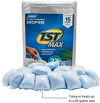 Camco TST MAX RV Toilet Treatment Drop-INs | Control Unwanted Odors and Break Down Waste and Tissue | Septic Tank Safe | Ocean Breeze Scent | 15-pack (41614)