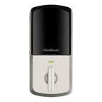 HALO Satin Nickel Keypad Wi-Fi Electronic Single-Cylinder Smart Lock Deadbolt featuring SmartKey Security