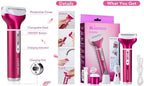 Women's Hair Removal Electric Shaver Ladies  4 in 1 for Legs Bikini Facial