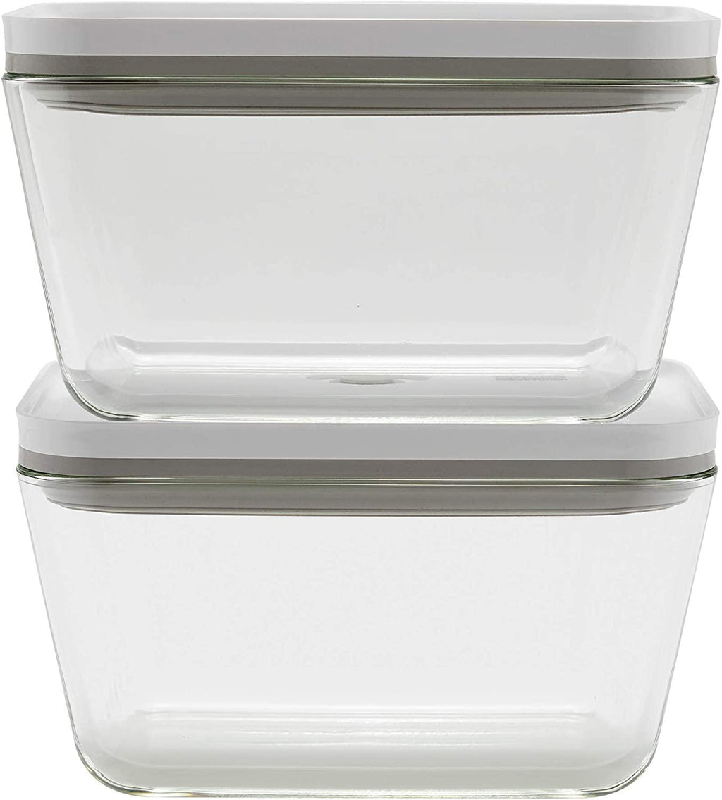 ZWILLING Fresh & Save 2-pc Large Glass Airtight Food Storage Container, Meal Prep Container