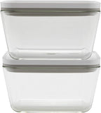 ZWILLING Fresh & Save 2-pc Large Glass Airtight Food Storage Container, Meal Prep Container