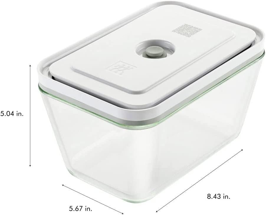ZWILLING Fresh & Save 2-pc Large Glass Airtight Food Storage Container, Meal Prep Container