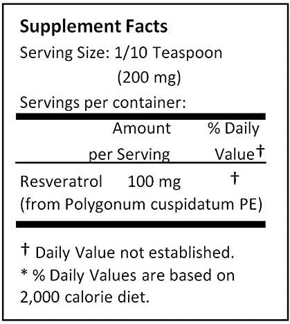 NuSci Pure Resveratrol Powder Standardized 50% Extracted from Polygonum Cuspidatum Root (1000 Grams (2.2 lb))