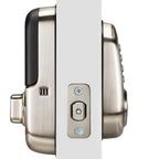 Assure Lock Satin Nickel Single Cylinder Deadbolt with Push Button Keypad
